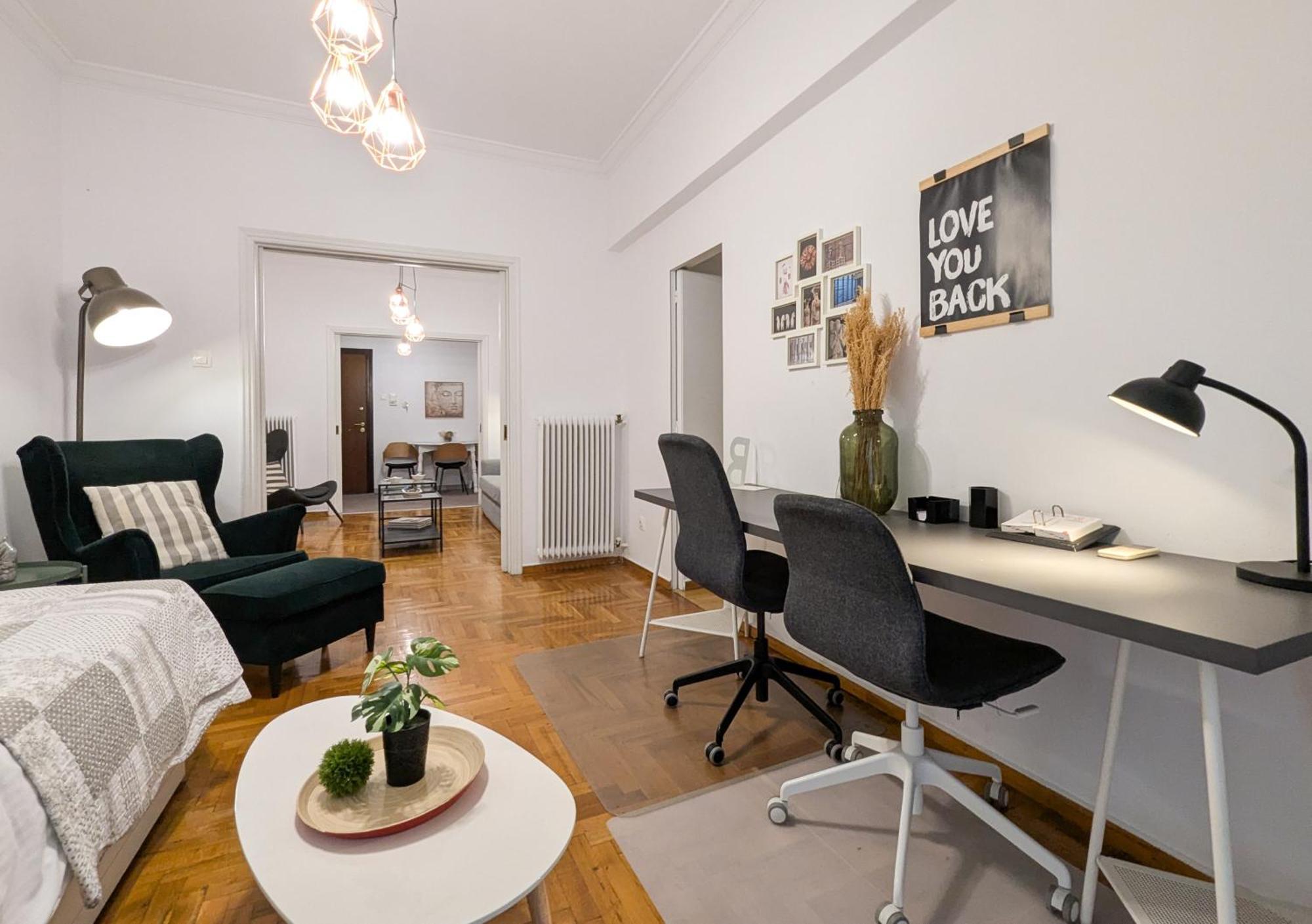 Spacious Apt For 5 Guests Next To Acropolis&Metro Αθήνα Εξωτερικό φωτογραφία